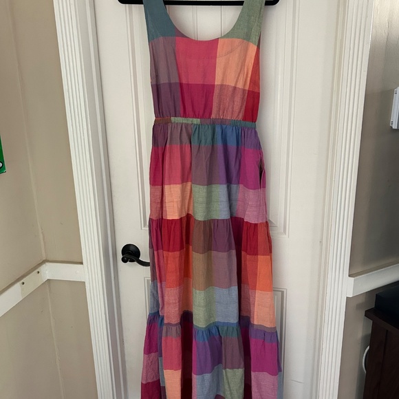 Rujuta Sheth Gema Tier dress in Prism Chex - M - Picture 4 of 7